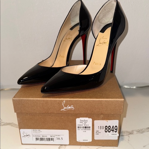 Christian Louboutin Iriza 100 Black Patent - Picture 12 of 16
